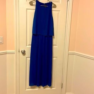 W118 Walter Baker blue maxi dress.
